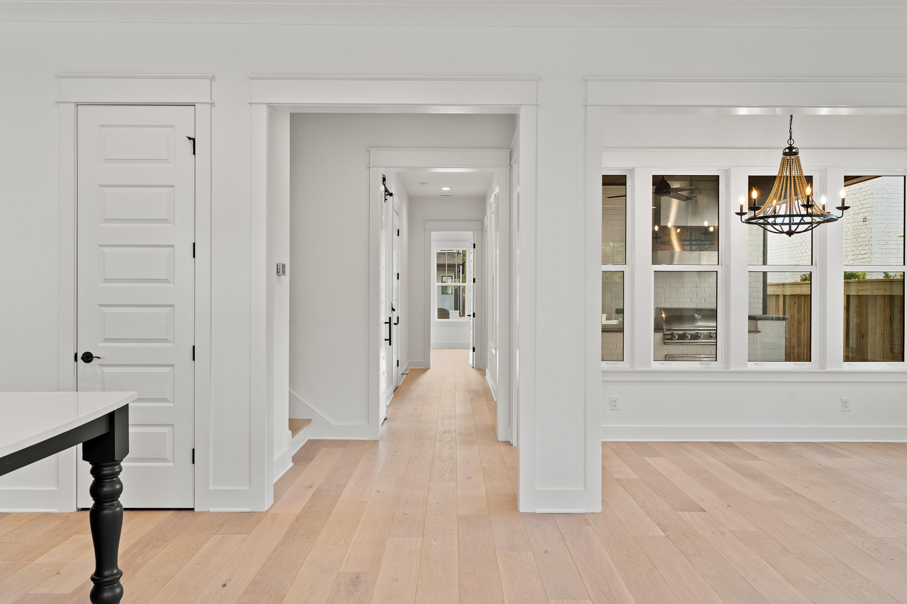 406 Ridgewalk Circle Santa Rosa Beach, FL 32459 - Photo 14 of 69 wooden floor in an empty room and a window