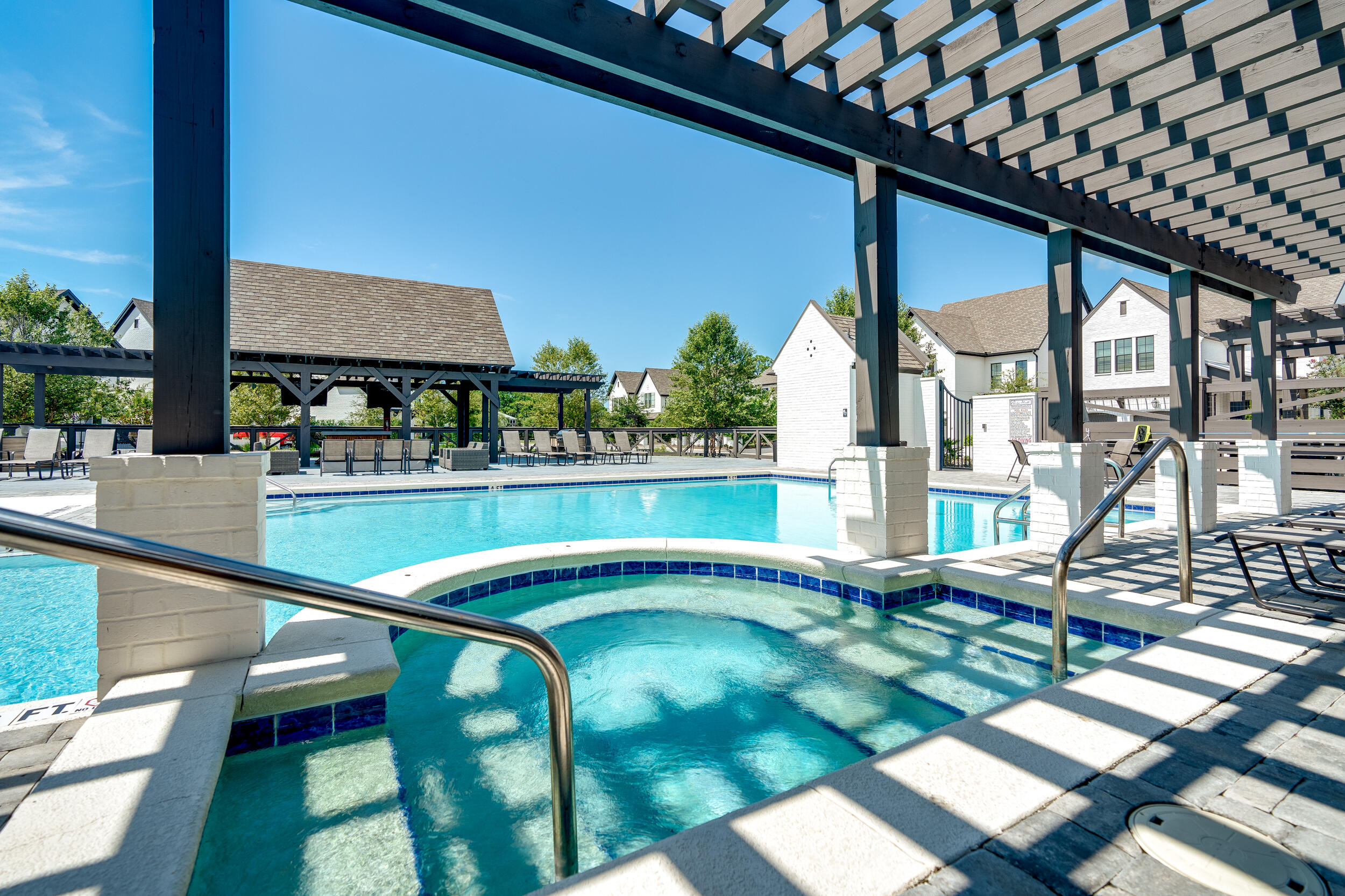 406 Ridgewalk Circle Santa Rosa Beach, FL 32459 - Photo 58 of 69 a view of swimming pool with a balcony