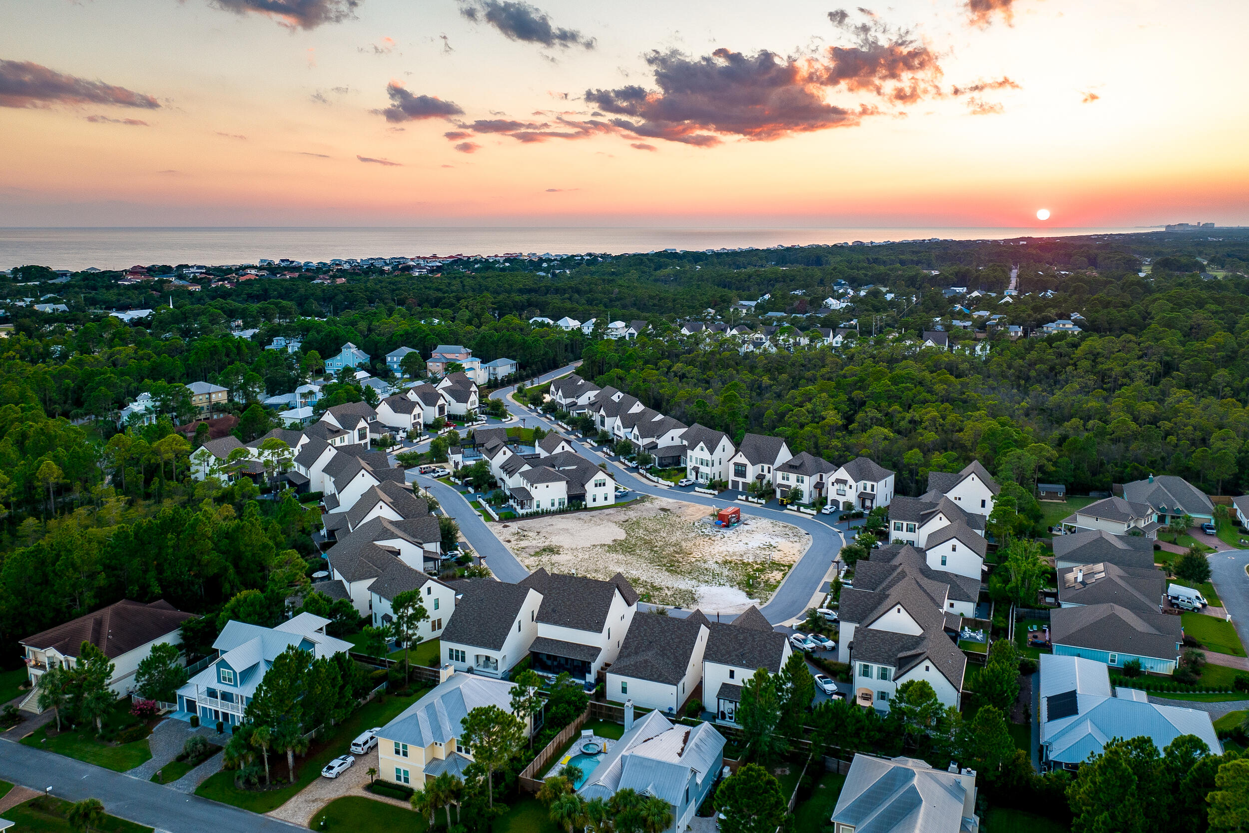 406 Ridgewalk Circle Santa Rosa Beach, FL 32459 - Photo 63 of 69 a view of a city with mountains in the background