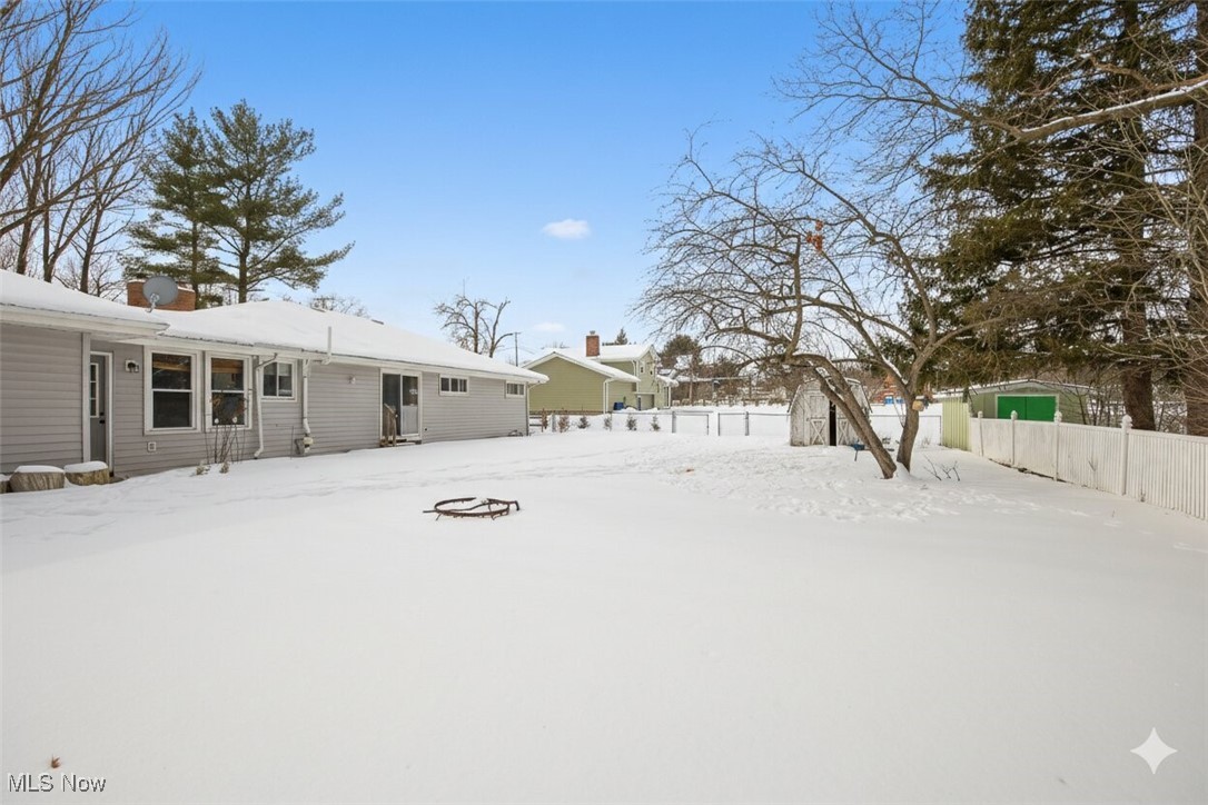 15446 Drake Road Strongsville, OH 44136 - Photo 41 of 42 View of snowy yard
