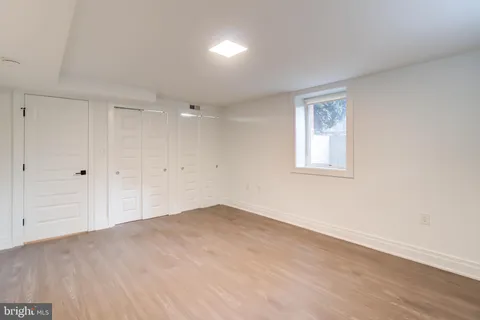 a close view of closet