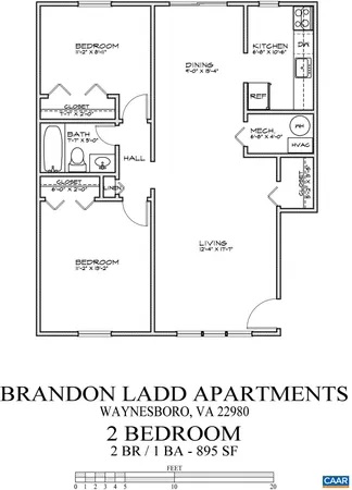 $1,340 | 1750 Rosser Avenue, Unit 9 BRANDON LADD CIRCLE, Waynesboro, VA 22980