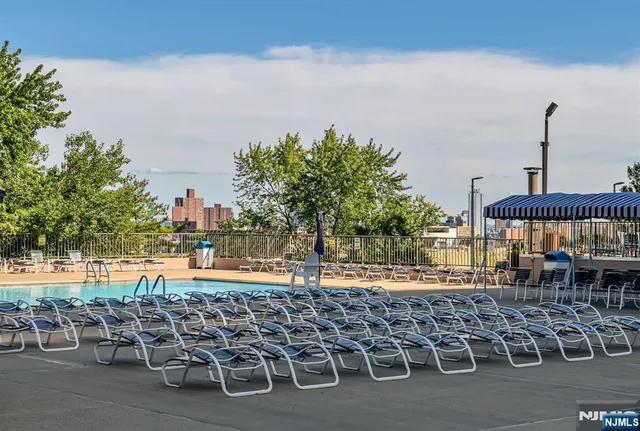 a chair and table in the patio