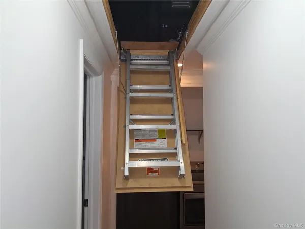 a view of storage and utility room