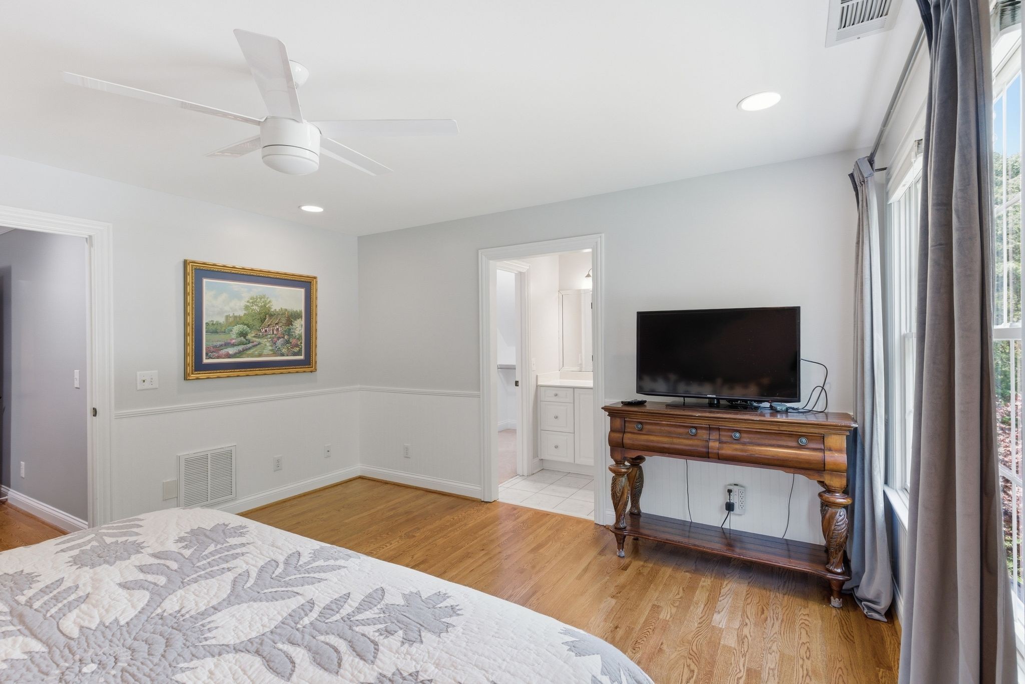 3016 Duplex Road Spring Hill, TN 37174 - Photo 41 of 61 a bedroom with furniture and a flat screen tv