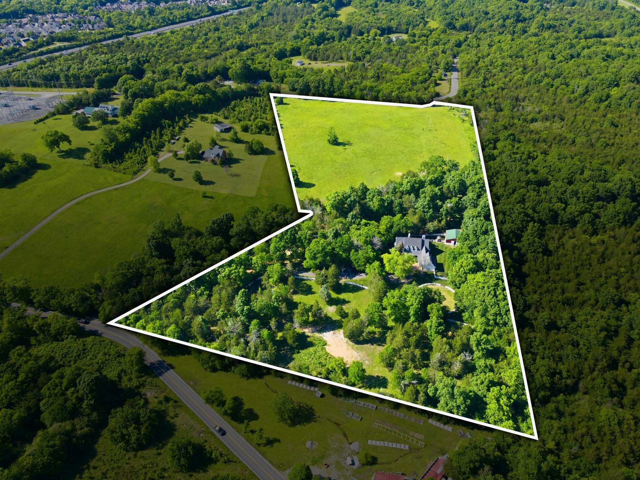 3016 Duplex Road Spring Hill, TN 37174 - Photo 56 of 61 an aerial view of a yard