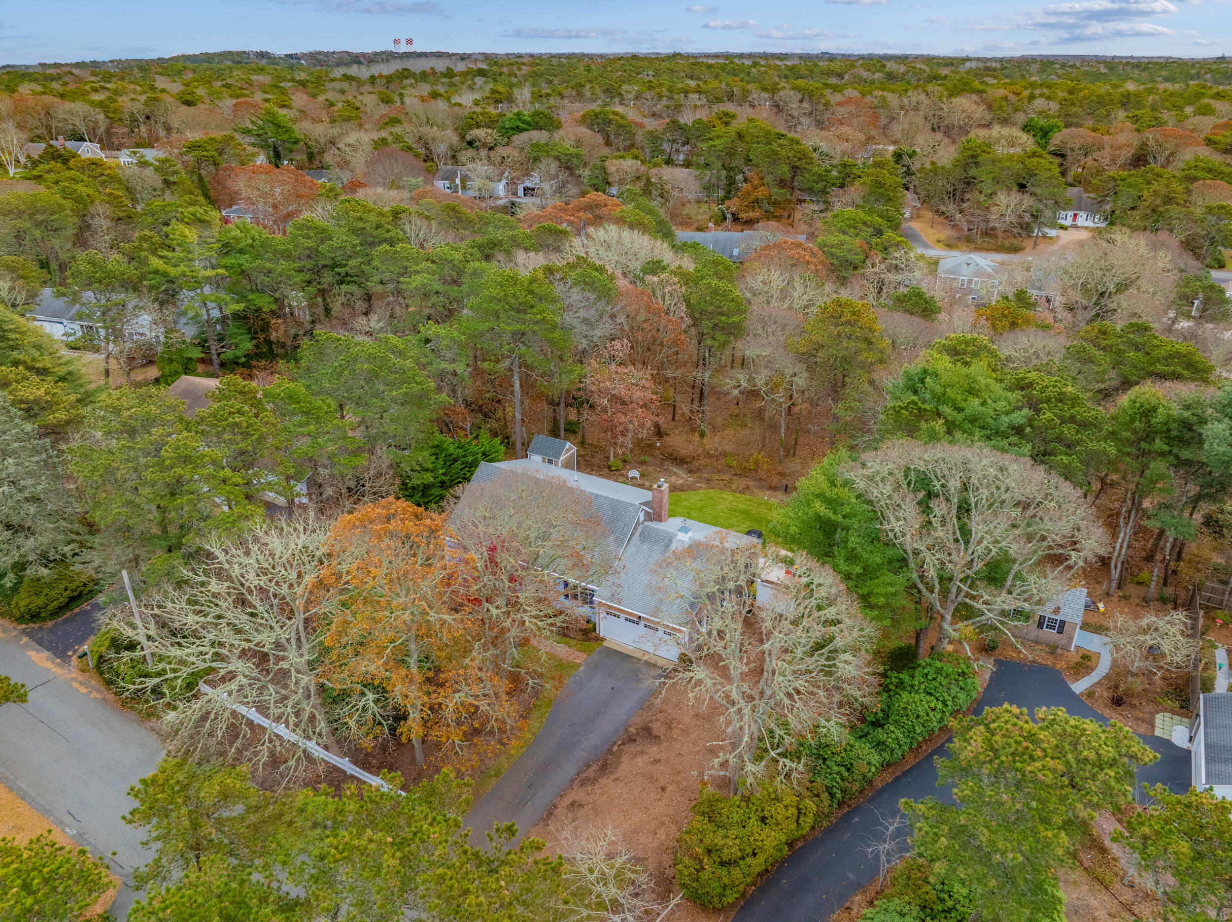 28 Lakeview Avenue Chatham, MA 02633 - Photo 48 of 63 a view of a yard with an outdoor space