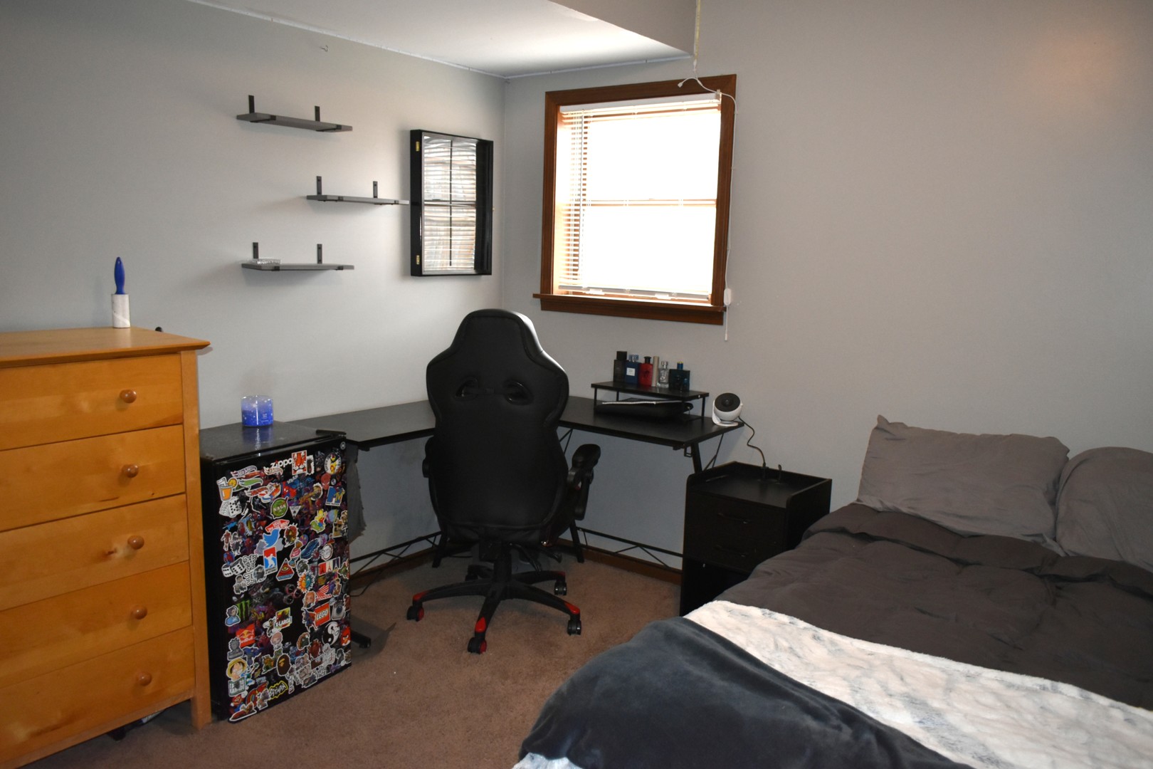 35 West 5th Street El Paso, IL 61738 - Photo 29 of 29 a view of a workspace with furniture and a window