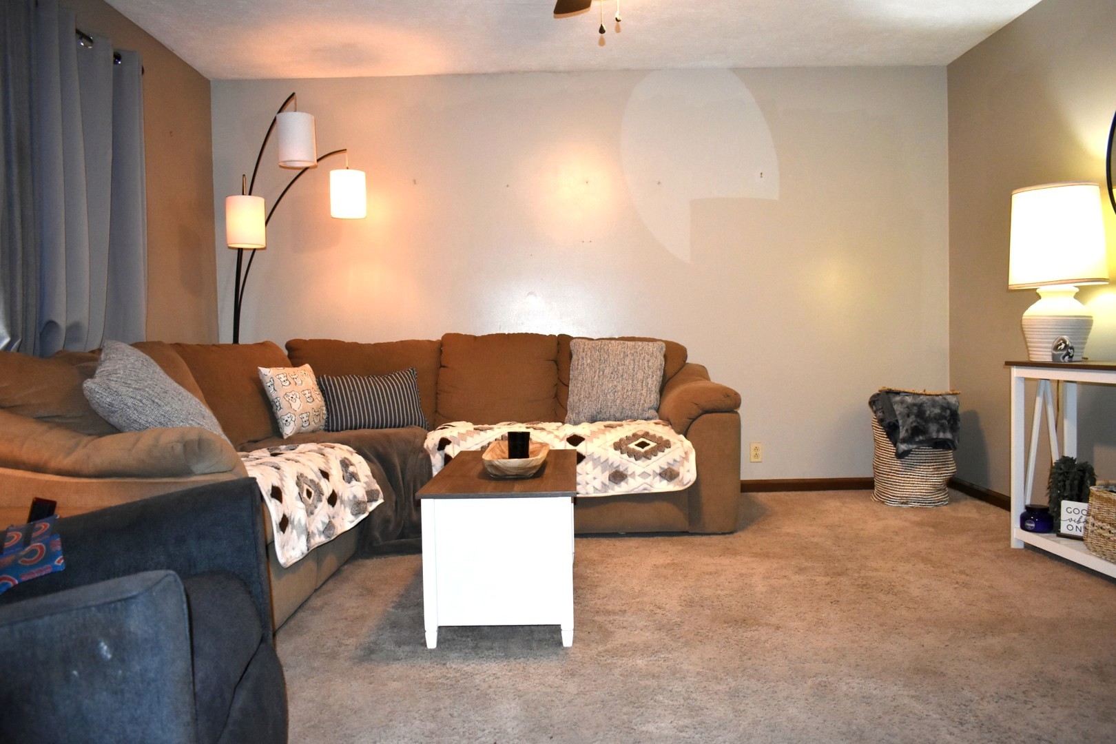 35 West 5th Street El Paso, IL 61738 - Photo 5 of 29 a living room with furniture and a lamp