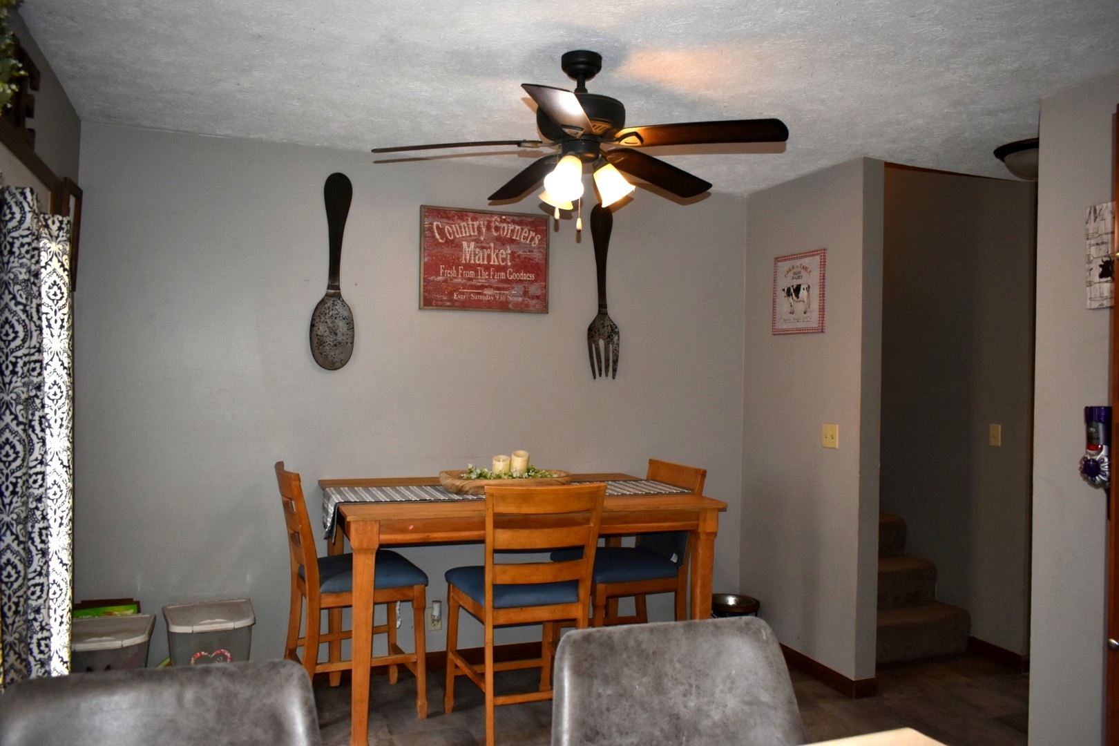 35 West 5th Street El Paso, IL 61738 - Photo 10 of 29 a view of a dining room with furniture and wooden floor