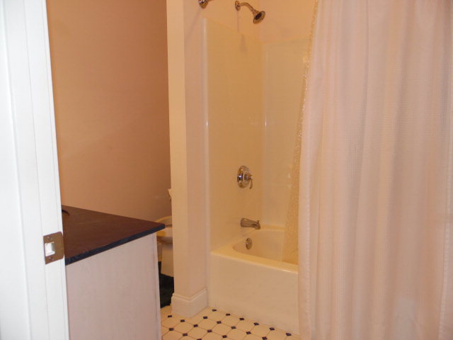 201 Ridge Point Way Macon, GA 31220 - Photo 14 of 21 a bathroom with a shower curtain and a sink