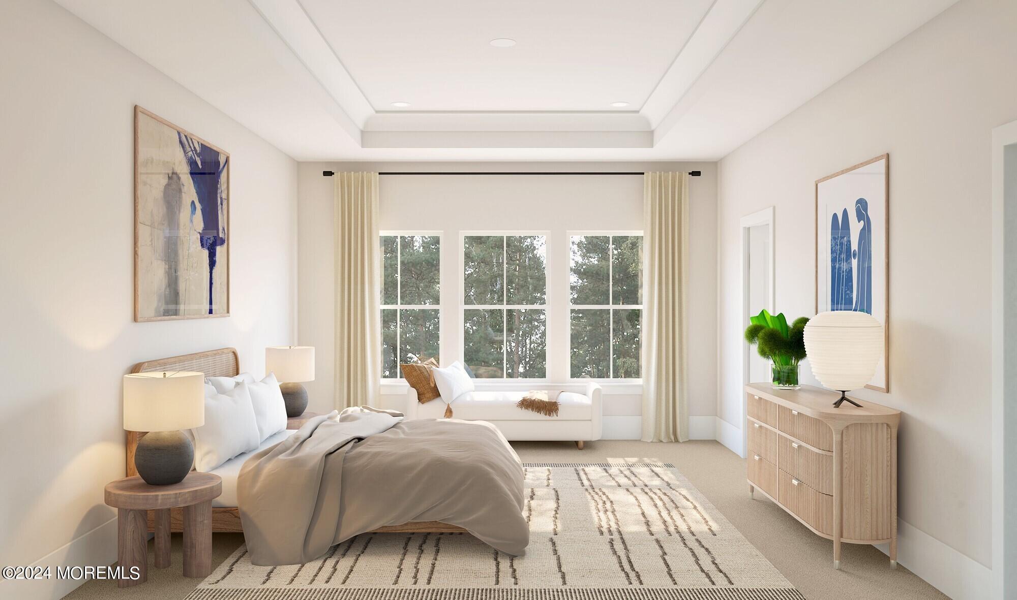 35 Carlisle Court Howell, NJ 07731 - Photo 13 of 14 a bedroom with a bed and a large window