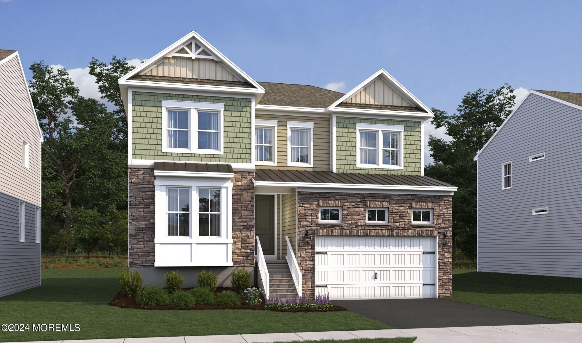 35 Carlisle Court Howell, NJ 07731 - Photo 3 of 14 a front view of a house with a yard