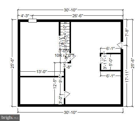 2916 Irvington Road Falls Church, VA 22042 - Photo 29 of 30 Lower level floor plan with dimensions
