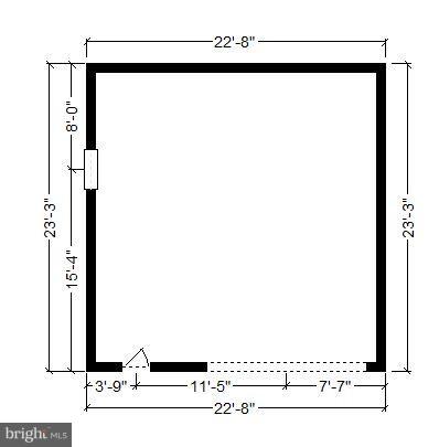 2916 Irvington Road Falls Church, VA 22042 - Photo 30 of 30 Detached garage floor plan with dimensions