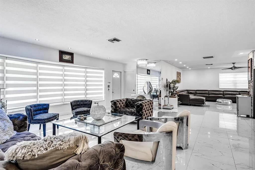 4100 North 36th Avenue Hollywood, FL 33021 - Photo 6 of 12 a living room with furniture and a large window