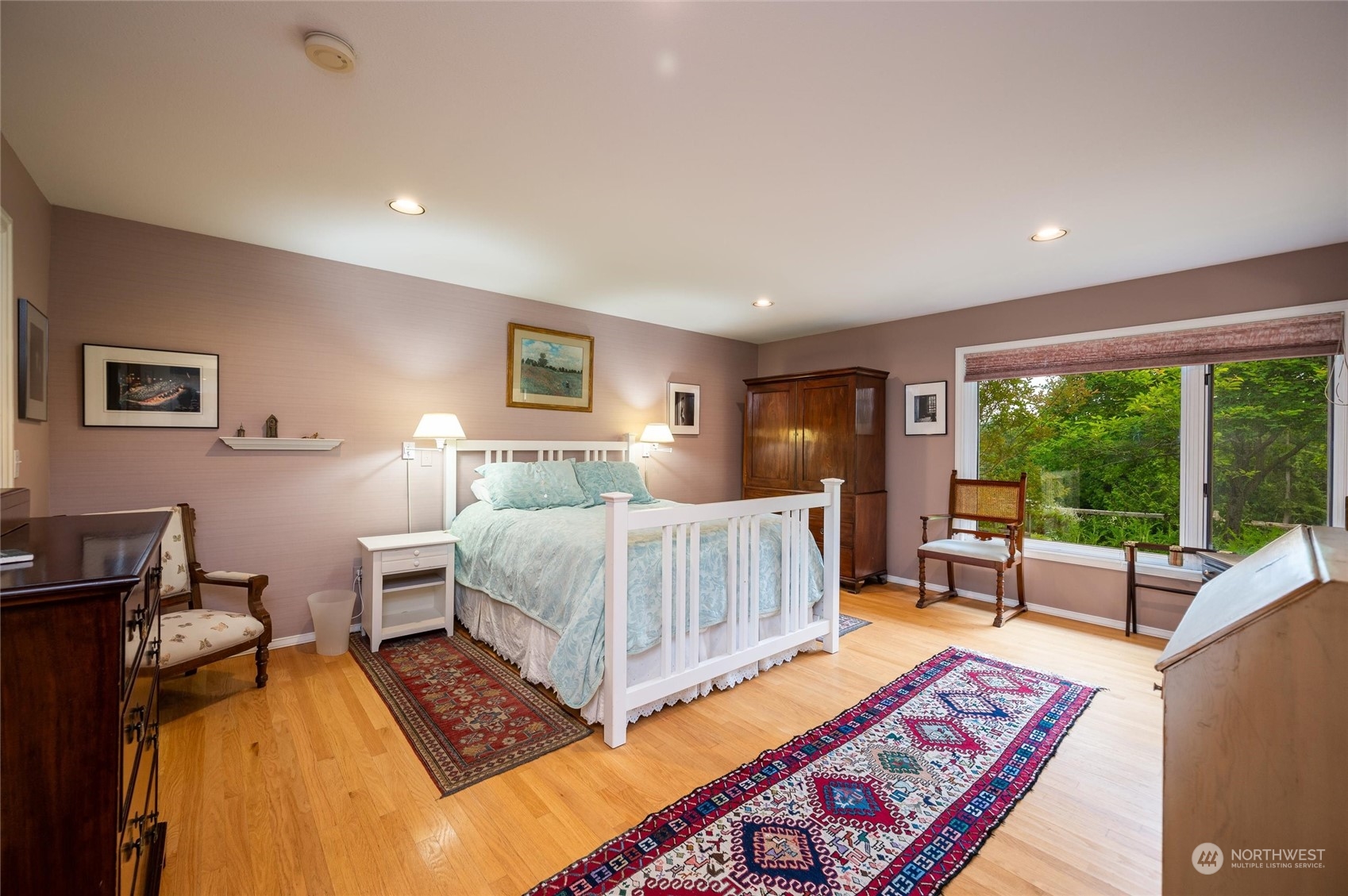 1835 High Noon Road Bellingham, WA 98226 - Photo 17 of 40 a bedroom with furniture and a rug