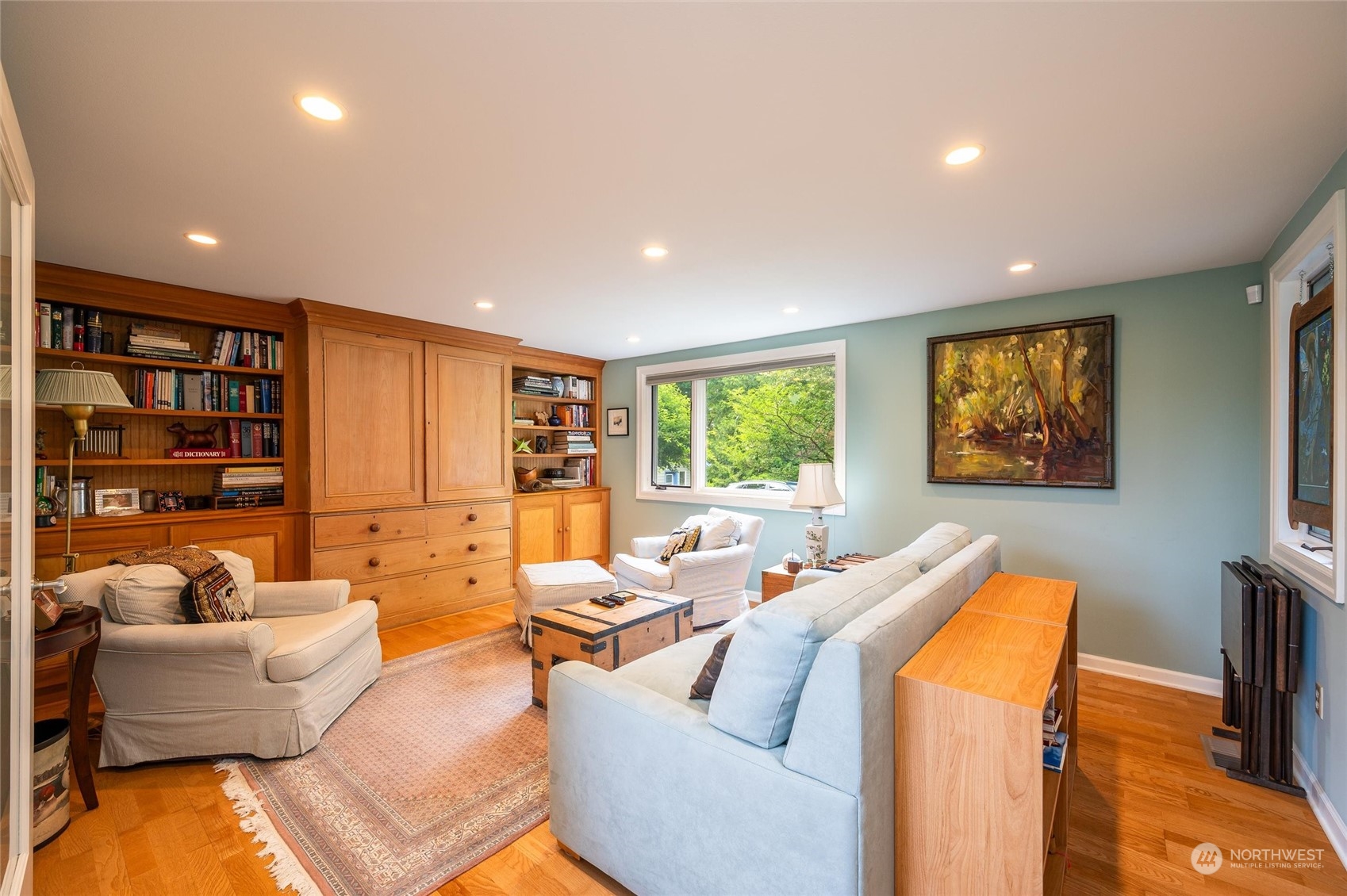 1835 High Noon Road Bellingham, WA 98226 - Photo 23 of 40 a living room with furniture a rug and a large window