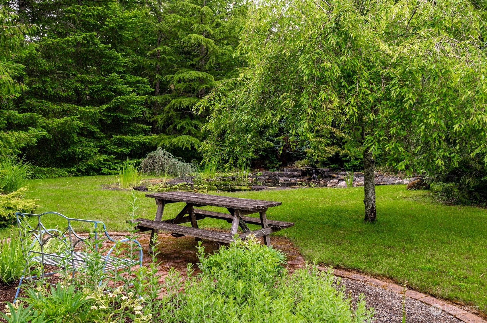 1835 High Noon Road Bellingham, WA 98226 - Photo 31 of 40 a view of a backyard with wooden fence