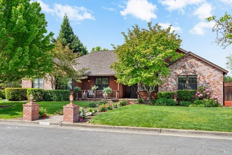 front view of house with a yard