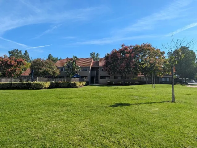 a view of a grassy field