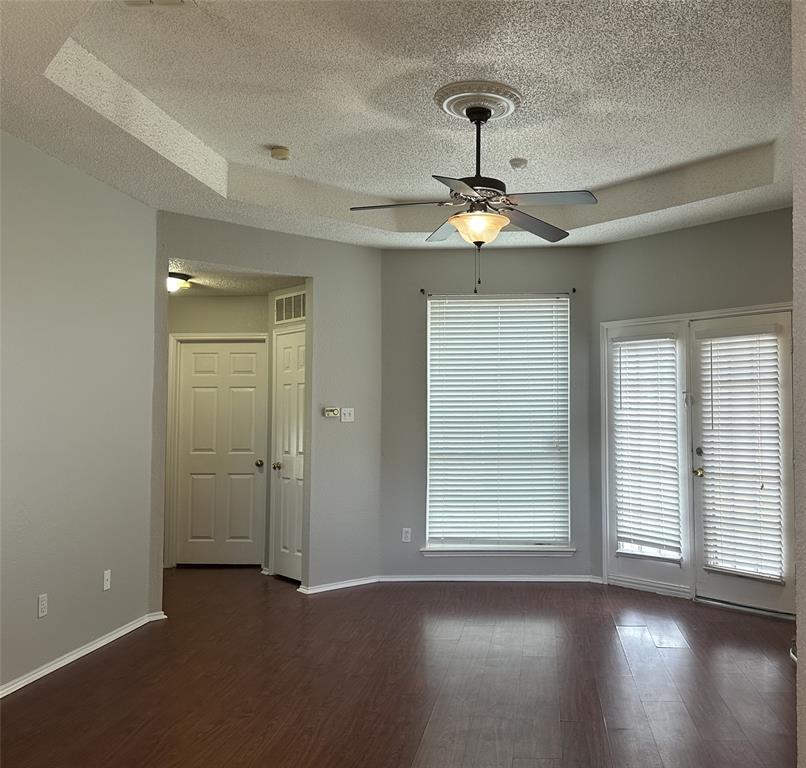 2017 Birch Bend Mesquite, TX 75181 - Photo 4 of 30 a view of empty room with wooden floor and ceiling fan