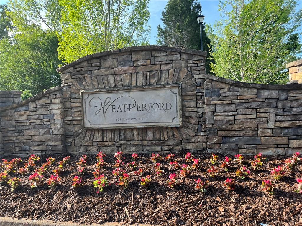 a sign on the side of a building