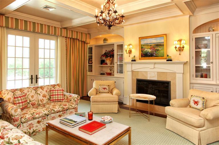 268 Parker Road Osterville, MA 02655 - Photo 15 of 28 a living room with furniture fireplace and flat screen tv