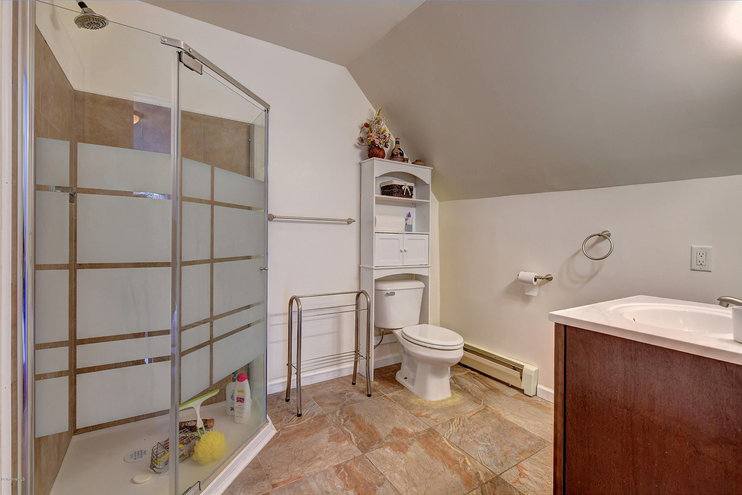 75 Swamp Road West Stockbridge, MA 01266 - Photo 22 of 22 a bathroom with a sink toilet and shower