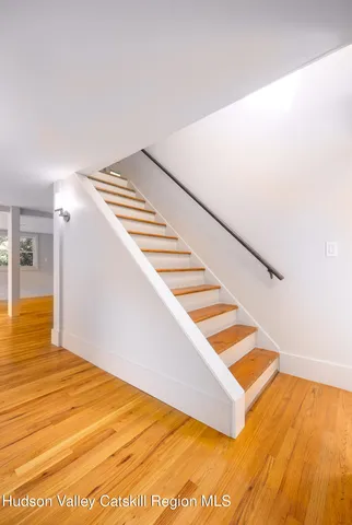 a view of a staircase