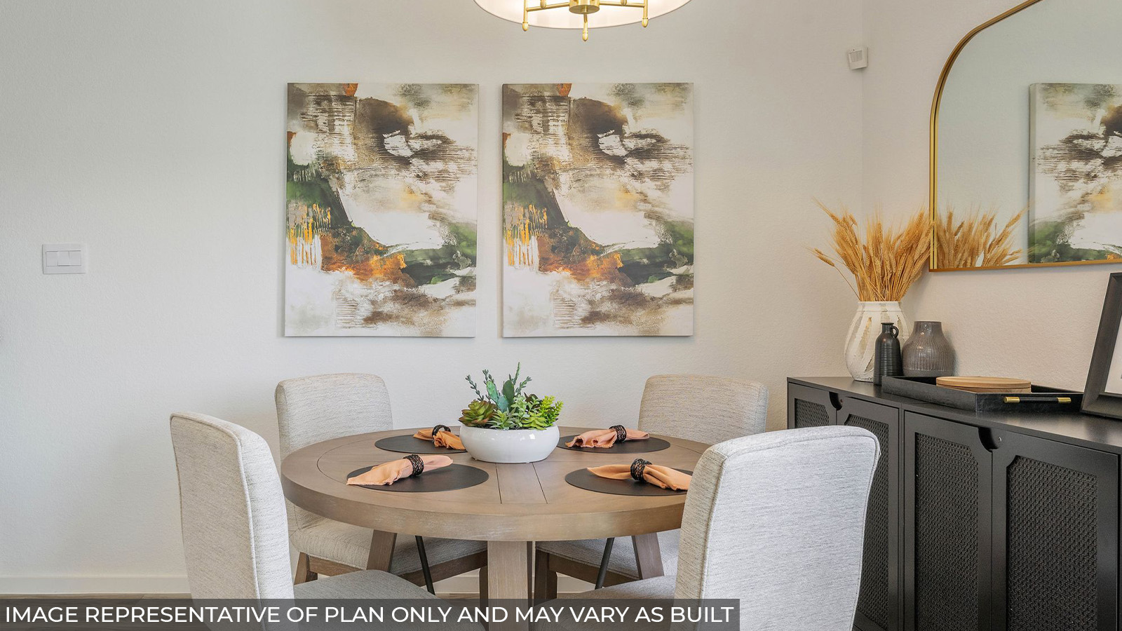 232 Flying Tigers Trail Jarrell, TX 76537 - Photo 7 of 22 a dining room with furniture and wooden floor