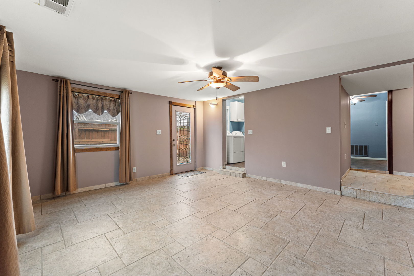3520 Jackson Street Lansing, IL 60438 - Photo 10 of 22 an empty room with closet and a ceiling fan