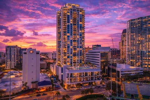 a view of a terrace with a lake view