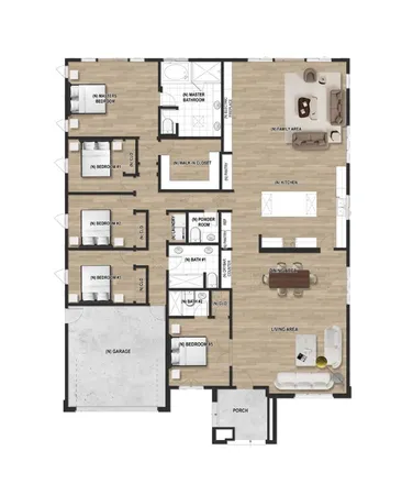 a picture of a bench in front of a building