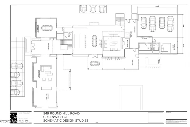 a black and white photo of a painting