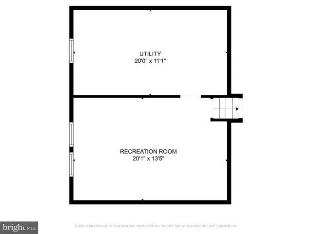 a picture of a bench in a white building