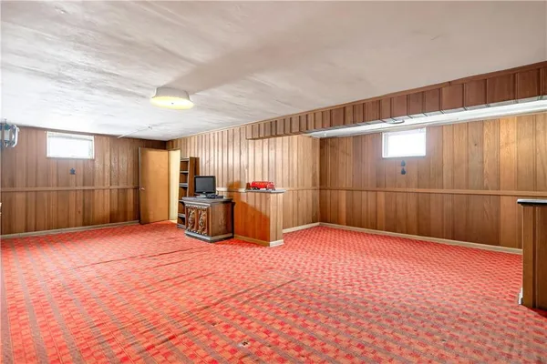 a view of livingroom with kitchen