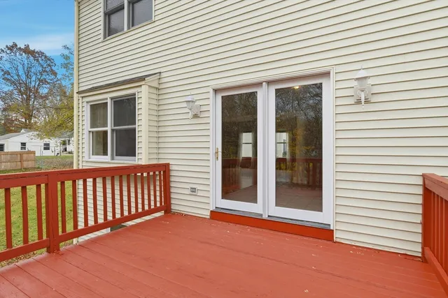 a view of a house with deck