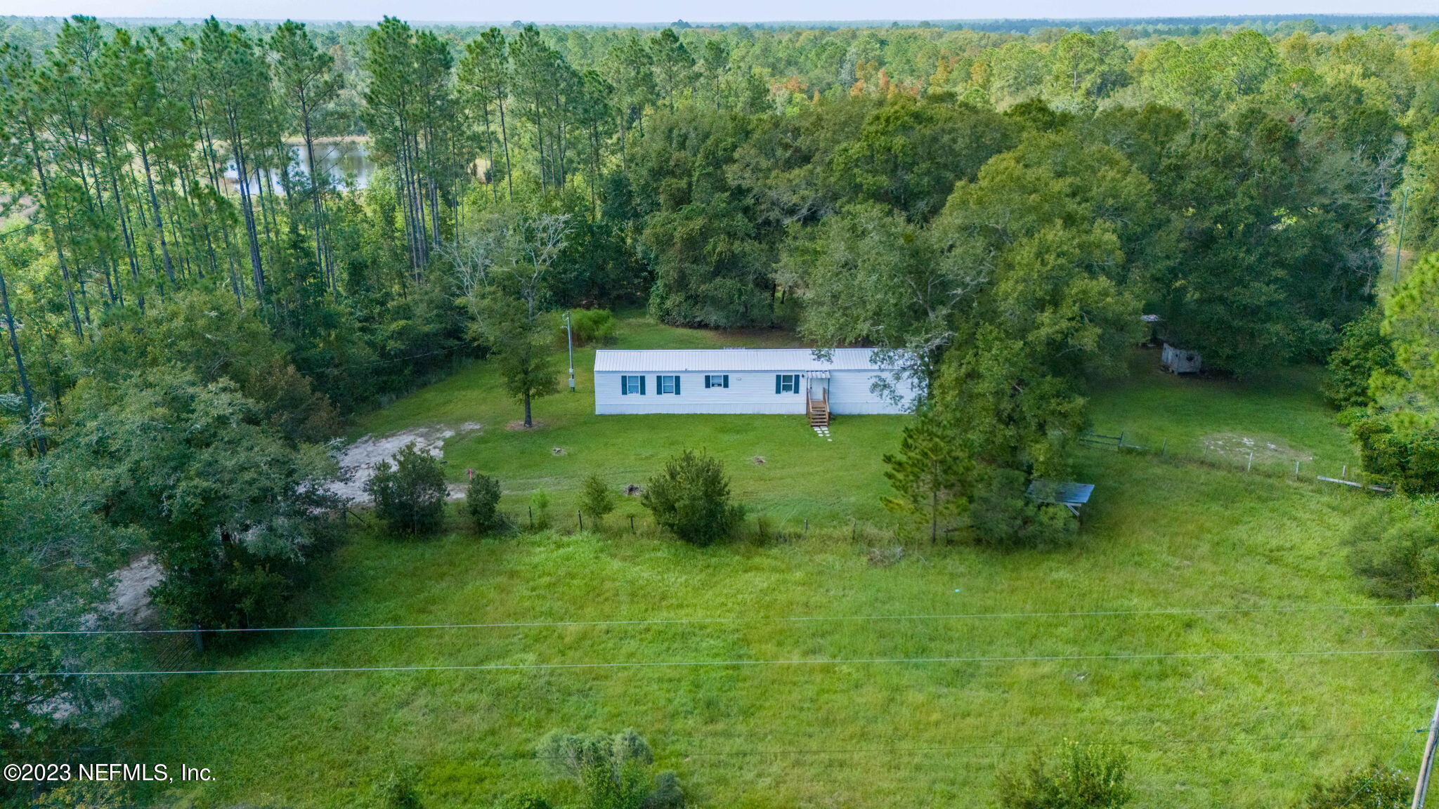 5691 Carter Spencer Road Middleburg, FL 32068 - Photo 54 of 55 Aerial left side of property