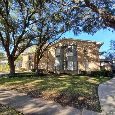 a view of building with yard