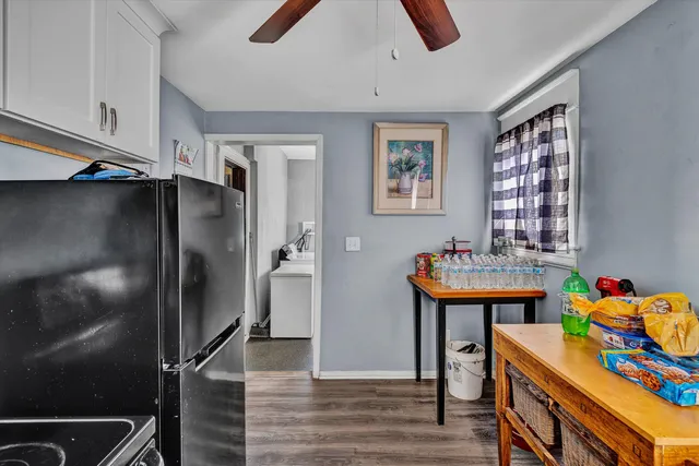 a room with furniture and a window