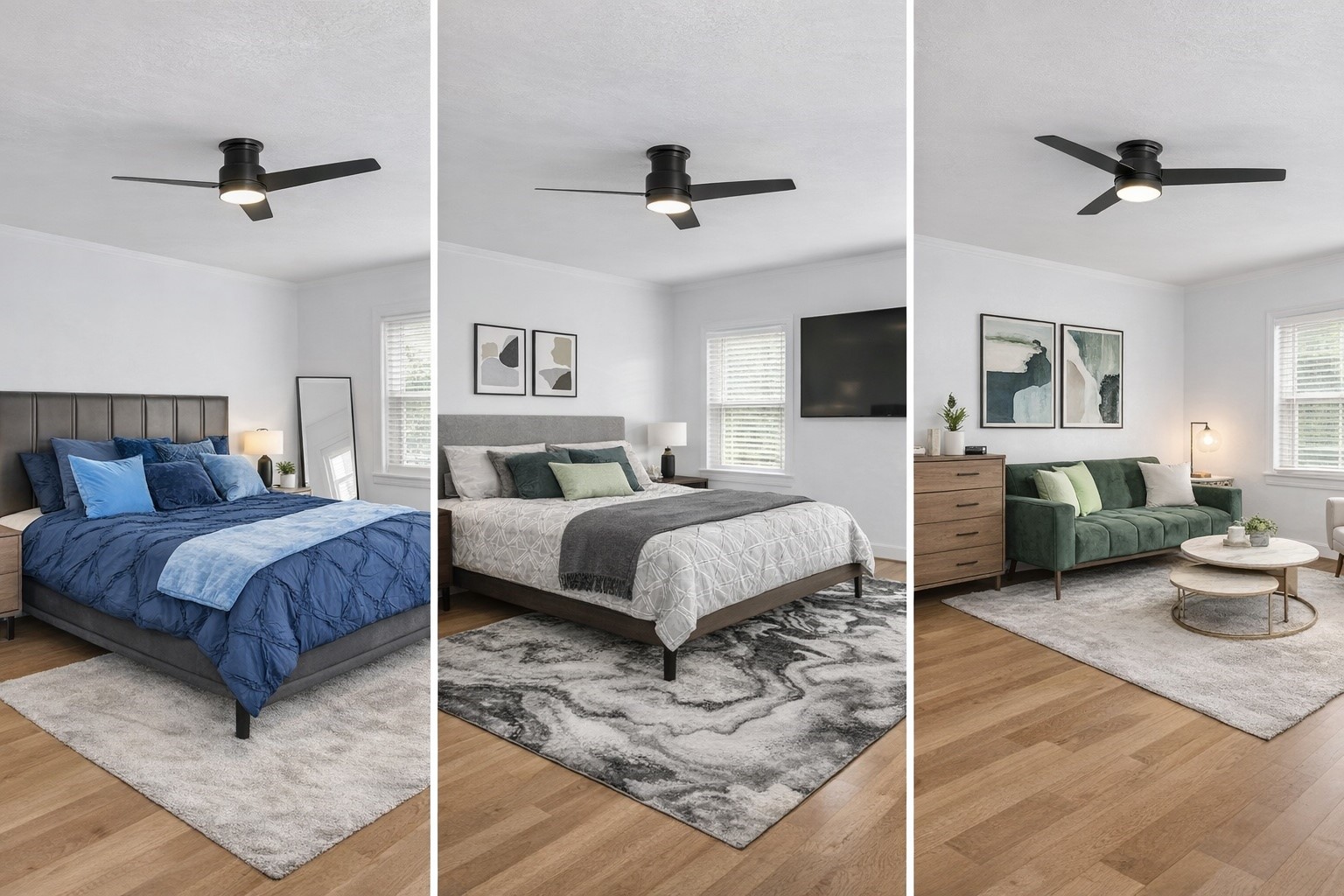 3215 Milburn Street Houston, TX 77021 - Photo 19 of 32 Rendering of the three secondary bedrooms.