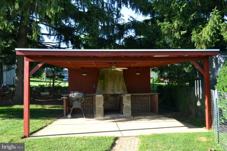120 Highland Road Westminster, MD 21157 - Photo 3 of 30 Pavilion with stone Bar-B-Q pit & concrete patio
