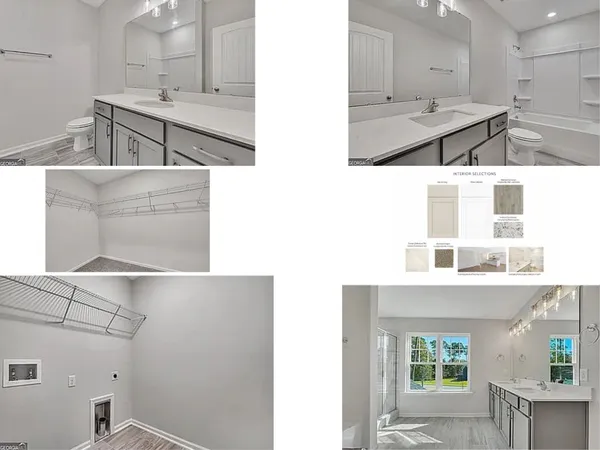 a open kitchen with cabinets and wooden floor