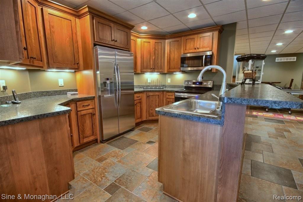 1486 South Allen Road St. Clair, MI 48079 - Photo 16 of 25 Finished_Lower_Level_Kitchen.jpg