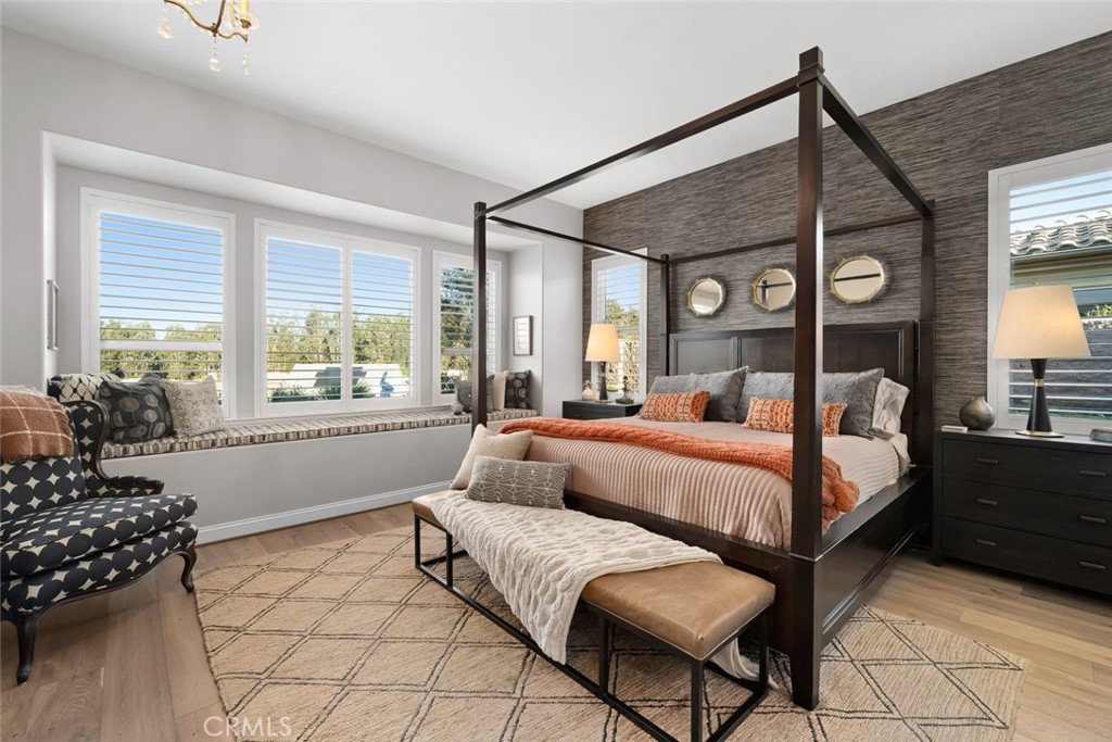 1535 Eucalyptus Road Nipomo, CA 93444 - Photo 26 of 63 Professionally designed interiors with wallpaper accent walls.