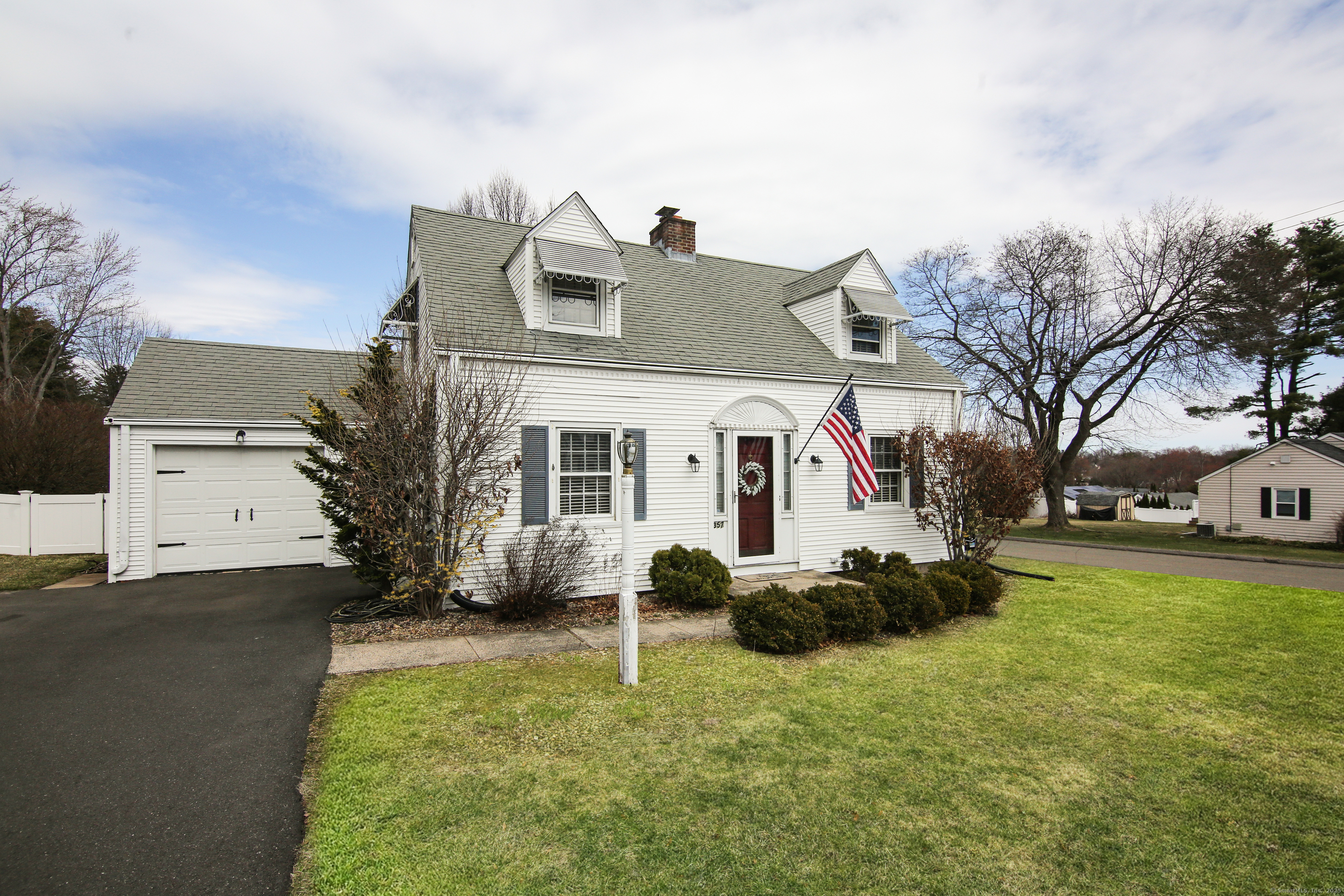 357 Prospect Street Wethersfield, CT 06109 - Photo 1 of 1 Charming Cape - Front of House - Side Street View