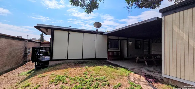 a view of outdoor space with porch area