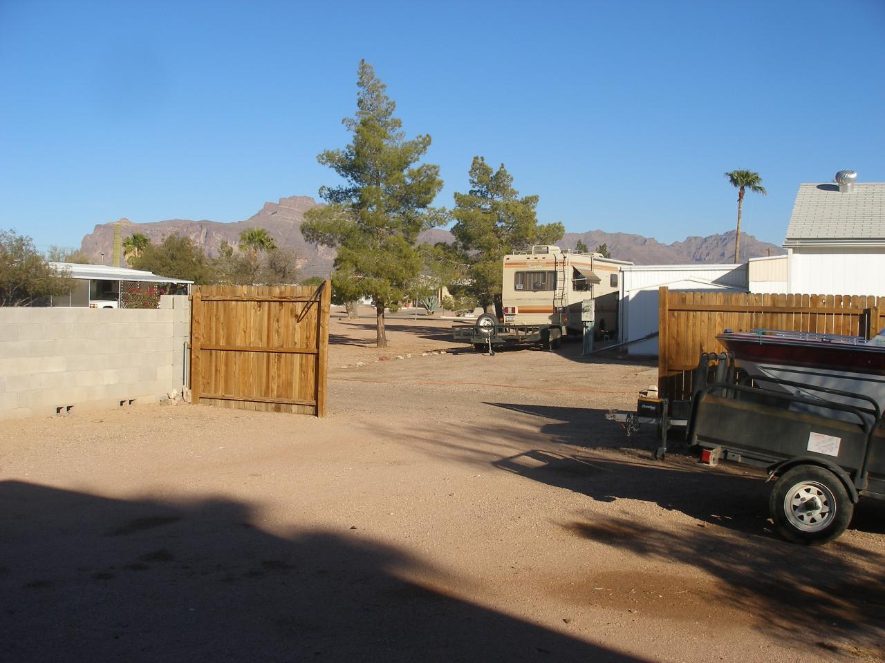 2161 South Tomahawk Road Apache Junction, AZ 85119 - Photo 9 of 19 rv gate