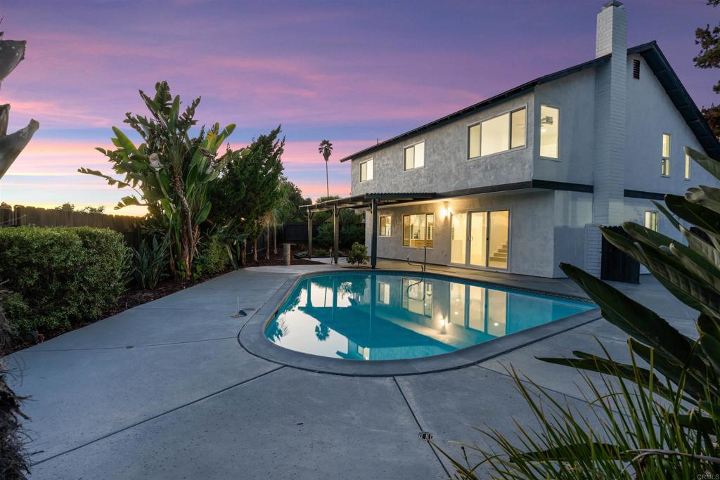 1708 Harold Road Escondido, CA 92026 - Photo 33 of 40 a view of house with swimming pool and a sitting area